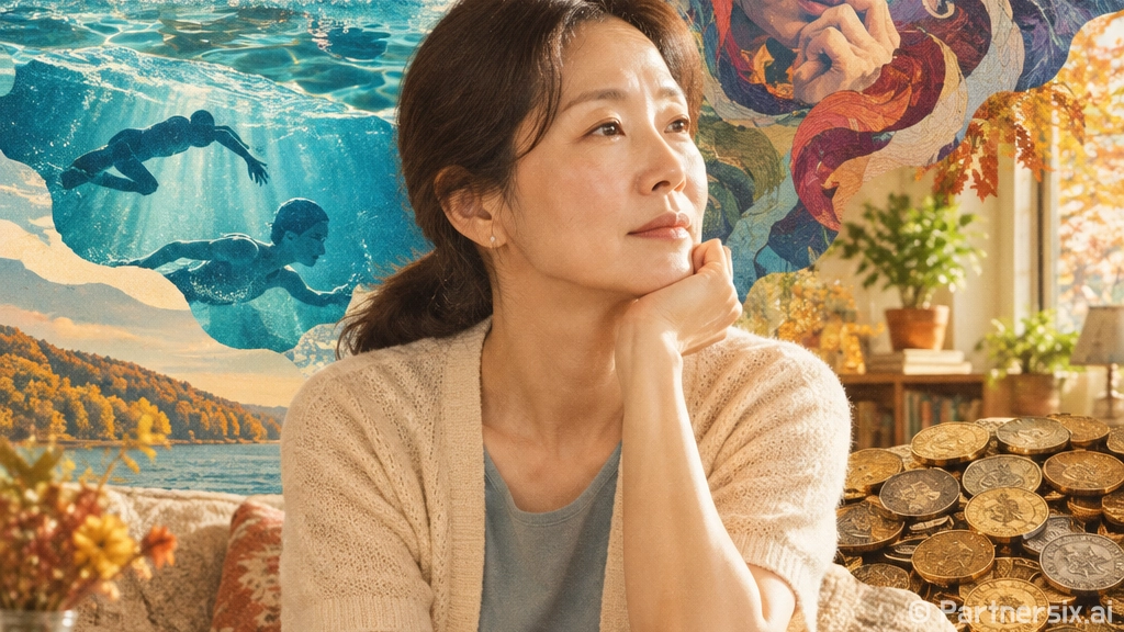 드라마 자막에서 swim을 계속 만났더니 뜻이 하나가 아니었다
