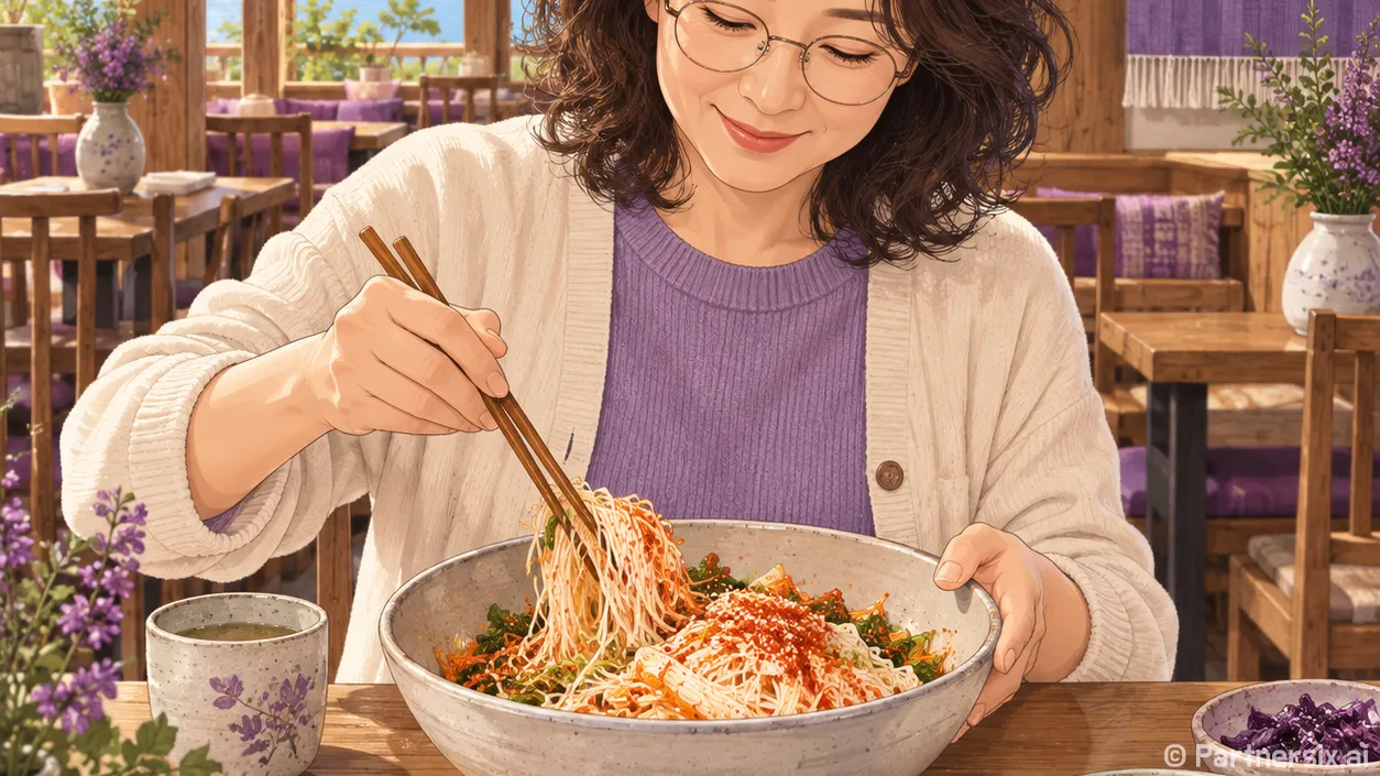 은둔식달 비빔국수는 왜 양념장이 없을까요?