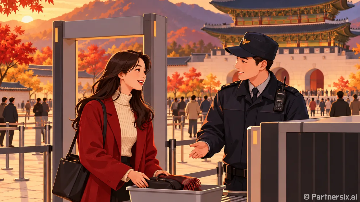 광화문 시민 몸수색…