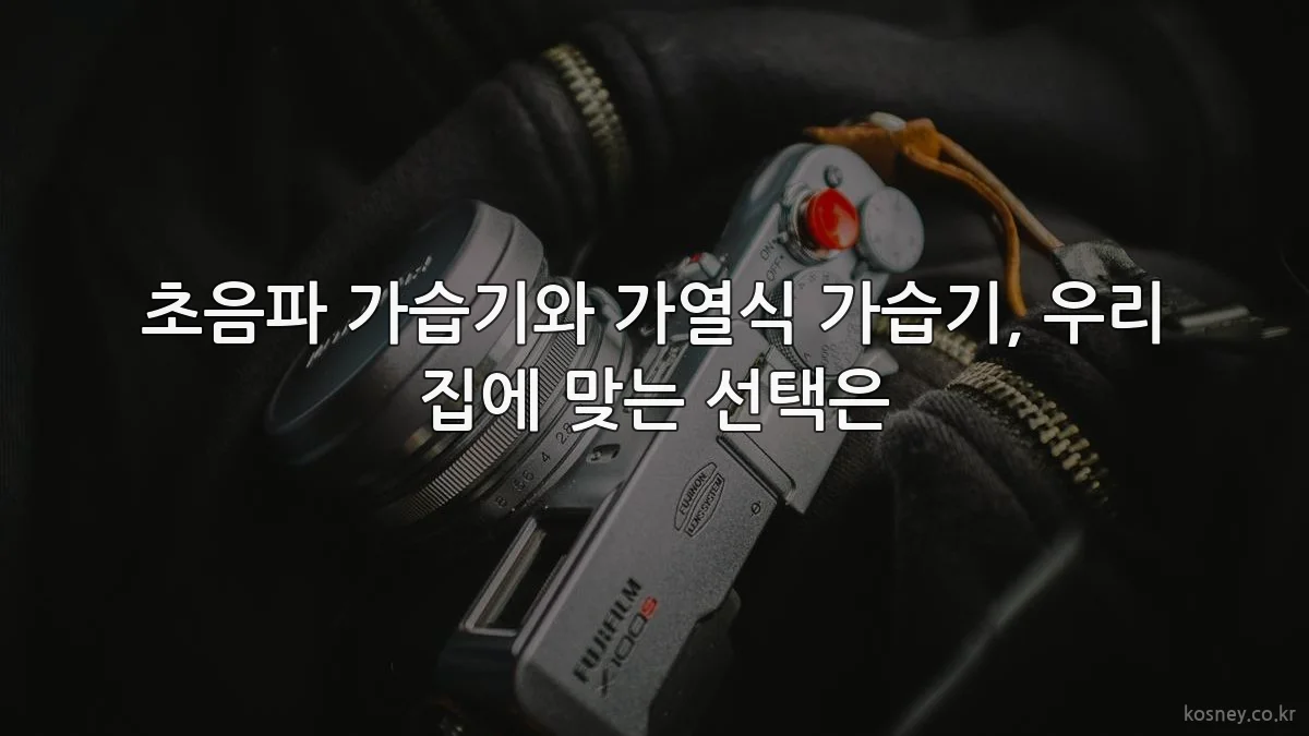 초음파 가습기와 가열식 가습기, 우리 집에 맞는 선택은