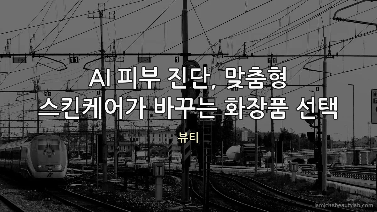 AI 피부 진단, 맞춤형 스킨케어가 바꾸는 화장품 선택