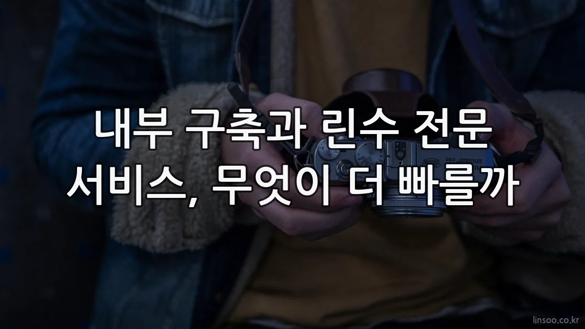 내부 구축과 린수 전문 서비스, 무엇이 더 빠를까