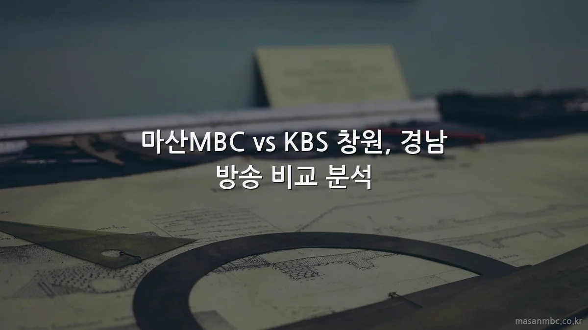 마산MBC vs KBS 창원, 경남 방송 비교 분석