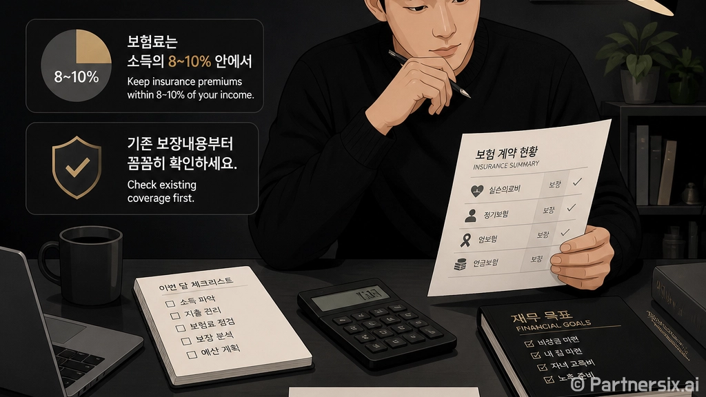 보험가입 전 가계부로 먼저 확인할 5가지 숫자