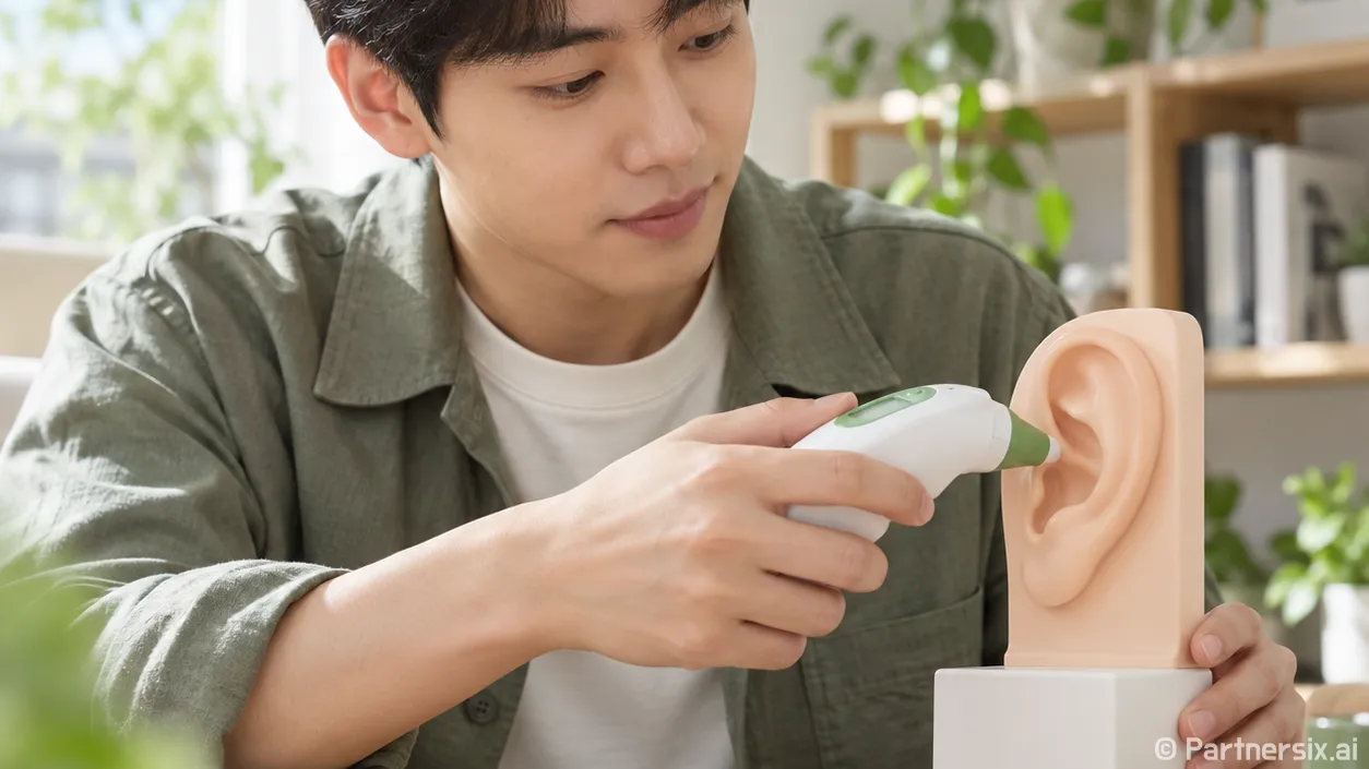 귀 체온계 사용법 …