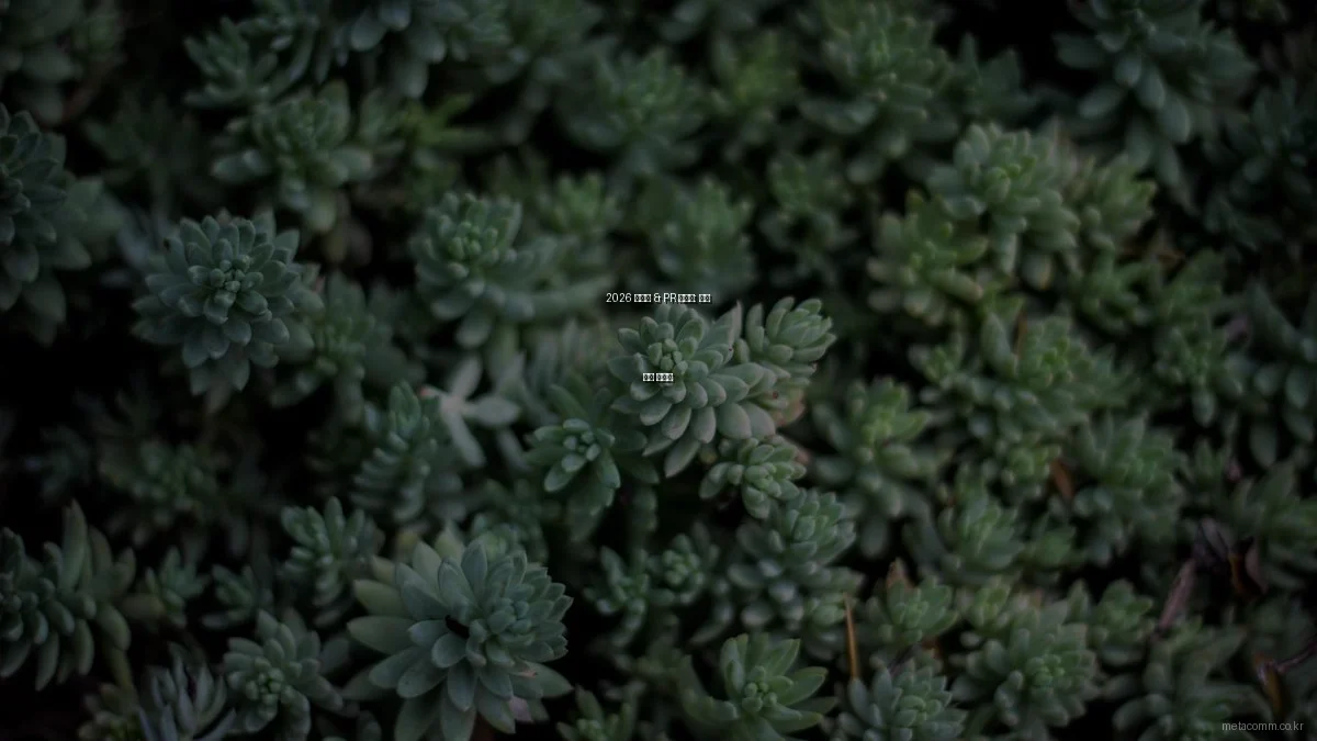 2026 마케팅 & PR 트렌드: 핵심 변화 총정리