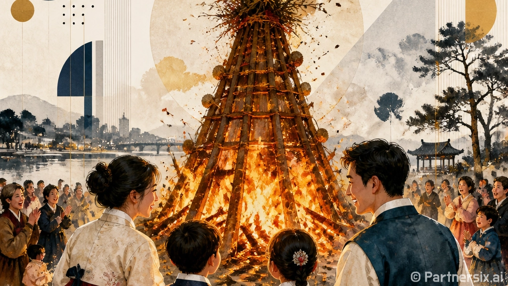진주 달집태우기 제…