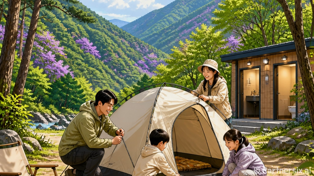 스므나리캠핑장 예약…