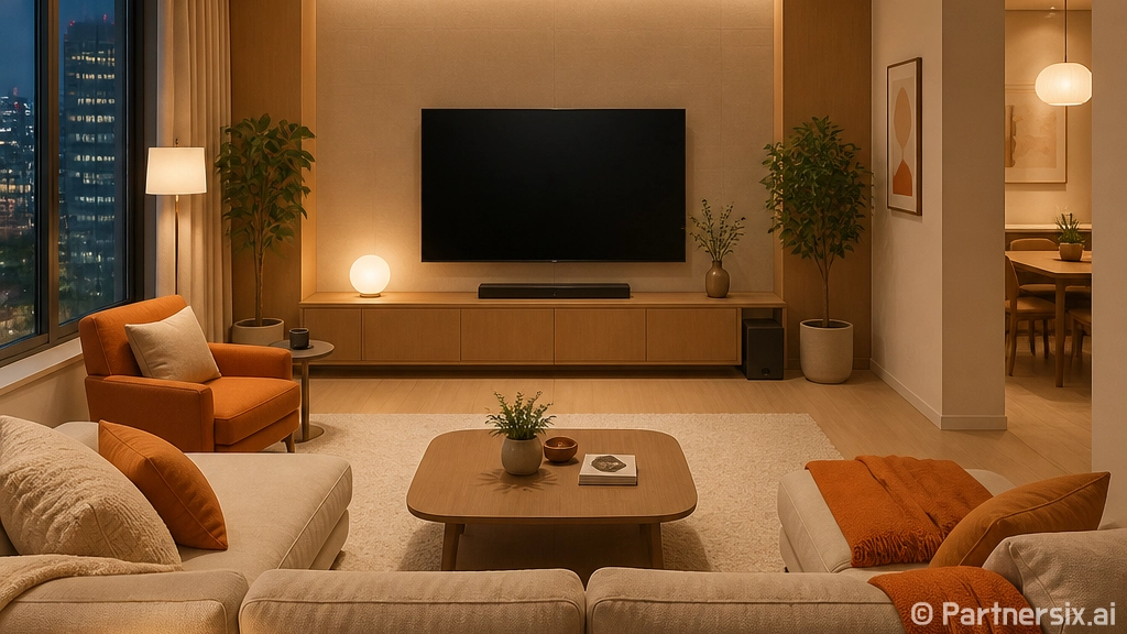 TV 놓을 자리부터…