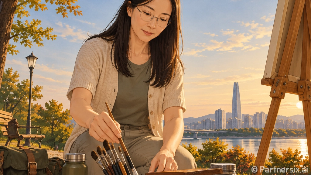 풍경화실기대회 준비하는 방법, 현장 답사부터 작품 완성까지