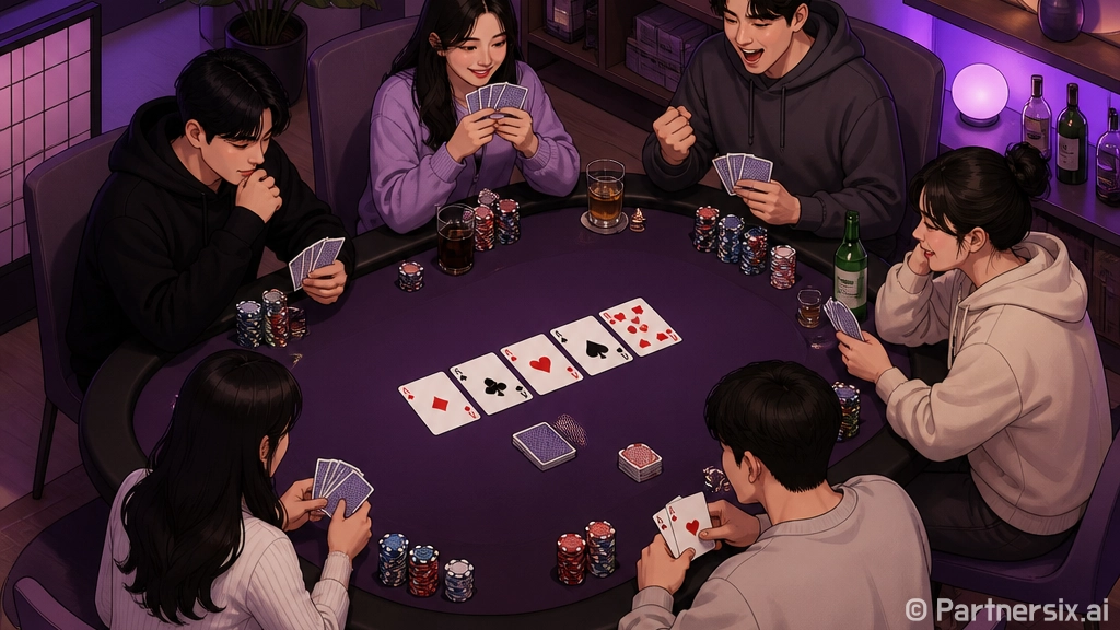 포커 족보 외우는 …