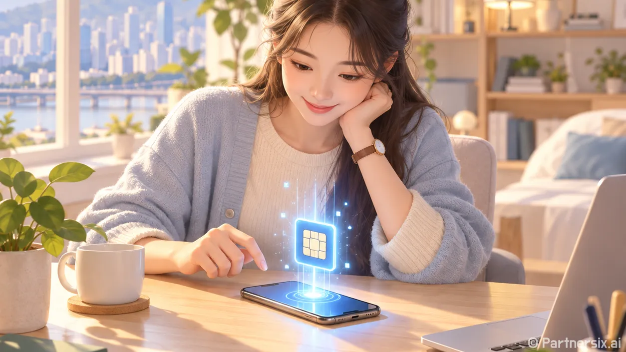 ESIM 처음 개통할 때 순서대로 하는 방법