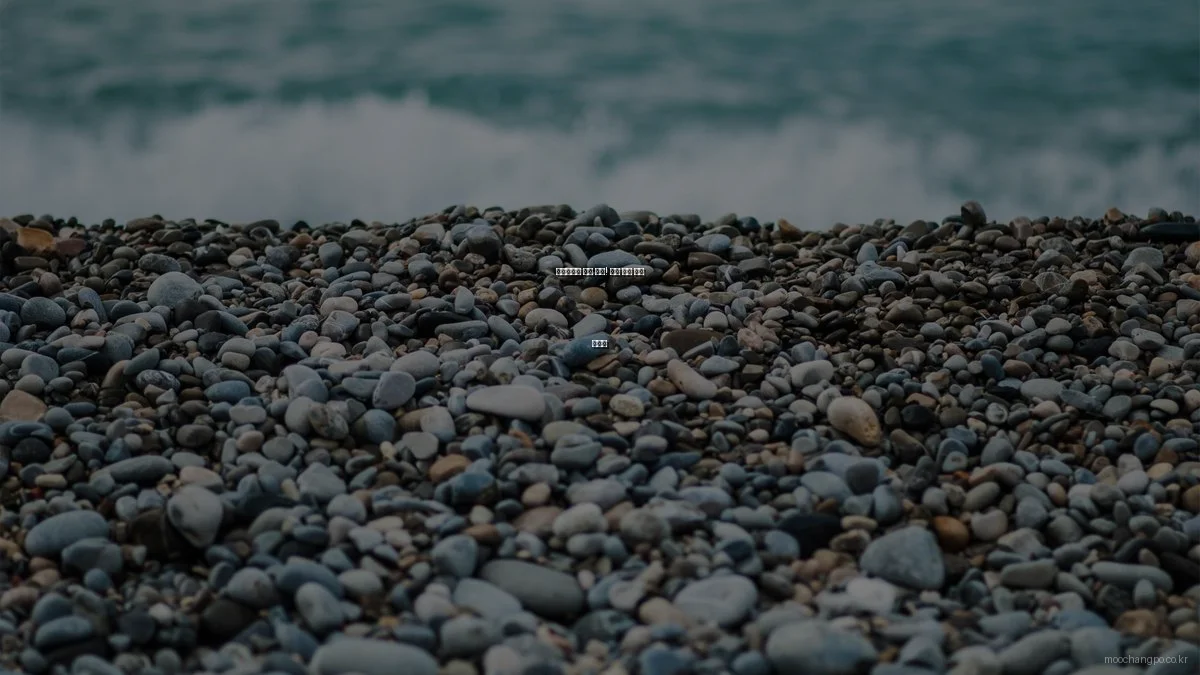 무창포에서 방심 금물! 펜션 이용 실수 총정리