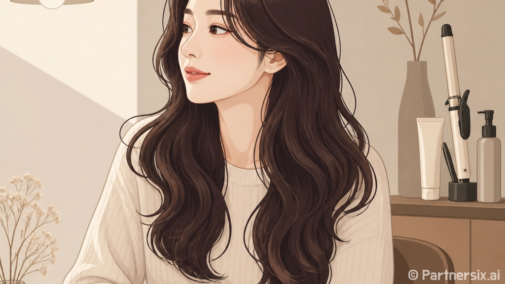 웨이브 헤어 스타일링, 이렇게 하면 멋져요!