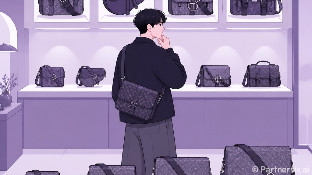 디올 메신저백 고르…