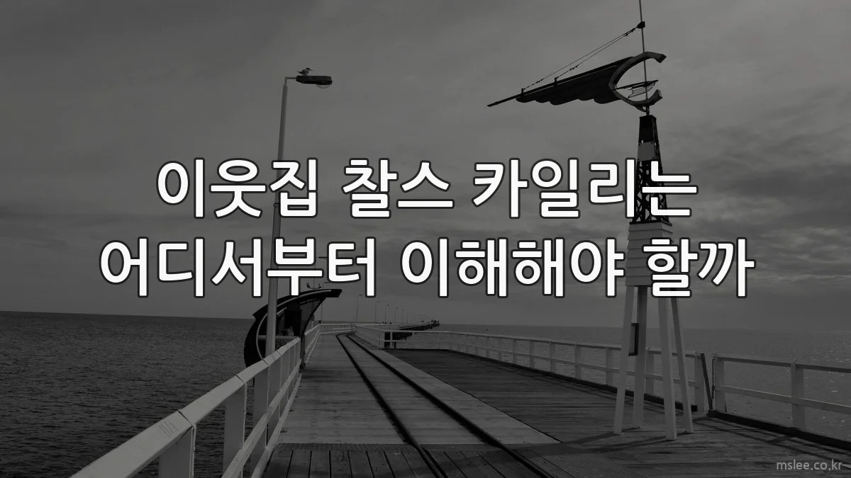 이웃집 찰스 카일리는 어디서부터 이해해야 할까