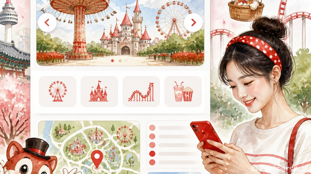 테마파크 툰 사이트…