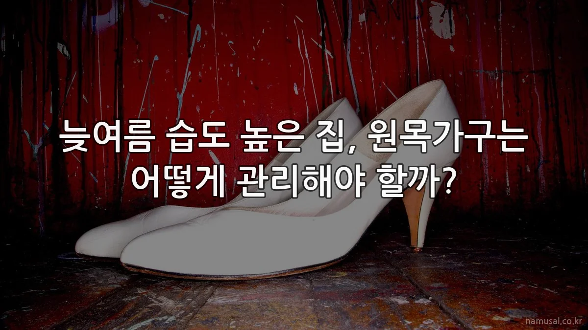 늦여름 습도 높은 집, 원목가구는 어떻게 관리해야 할까?