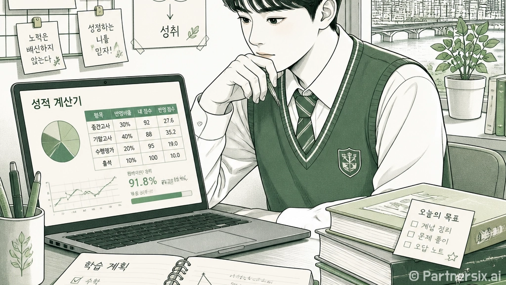 내신등급계산기 제대로 쓰는 방법, 점수 입력 전 꼭 볼 것들