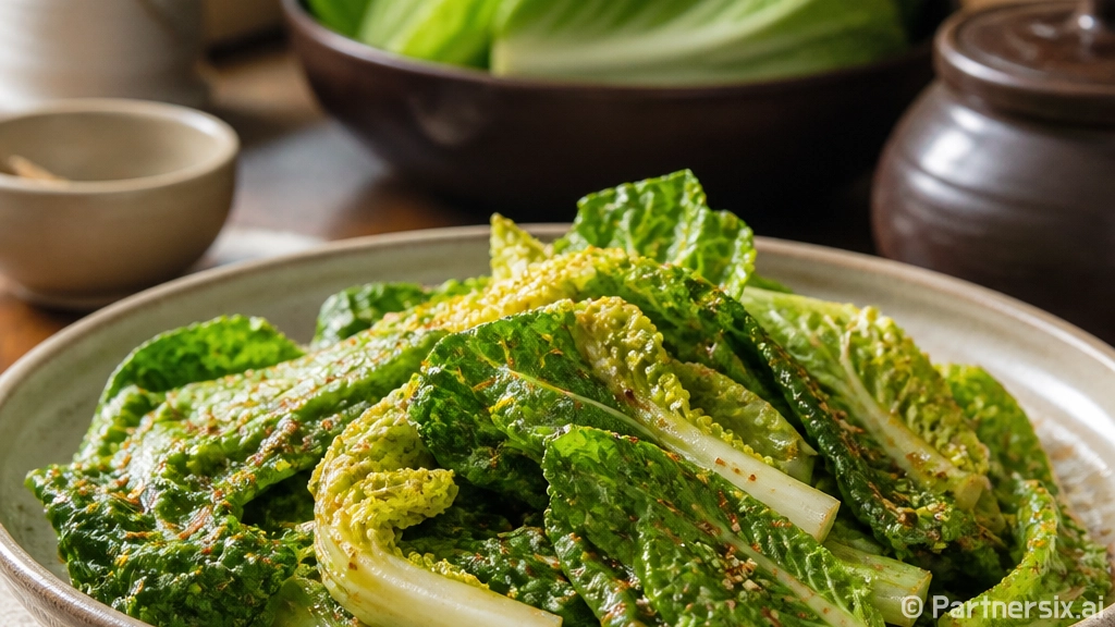 봄동무침 맛있게 만드는 방법, 숨이 죽지 않게 아삭하게 무치는 요령