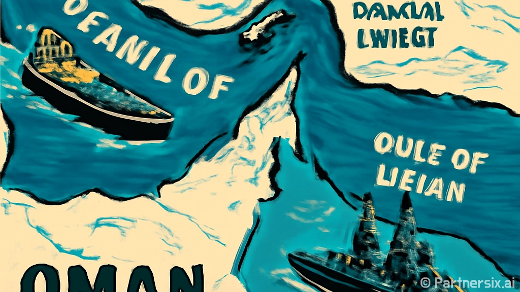 호르무즈 해협 지도…