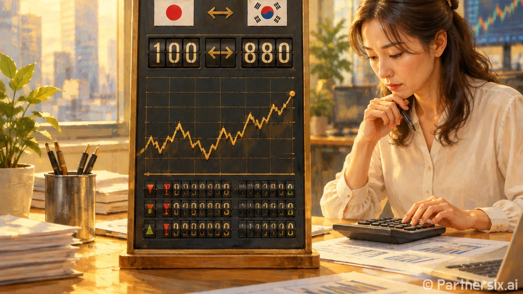 일본환율을 움직이는 4가지 변수, 100엔 880원대가 말하는 것