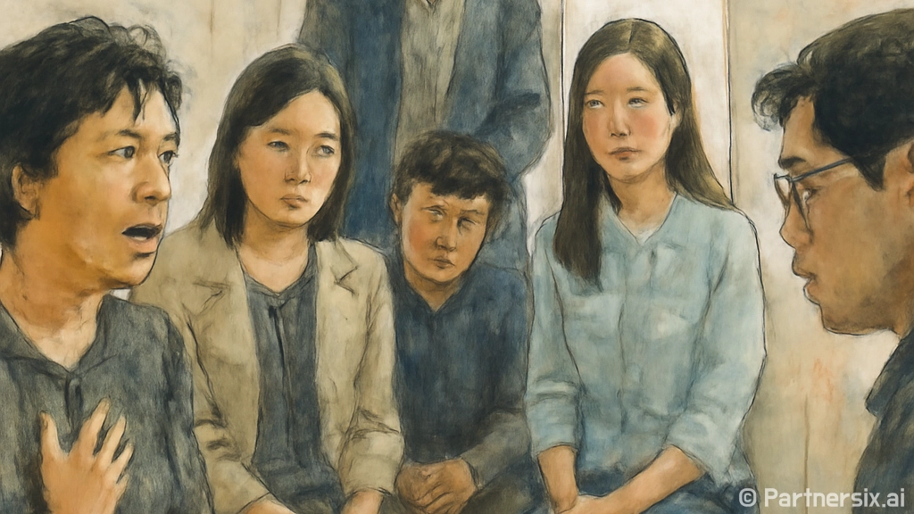 이태원 상인들 현장…