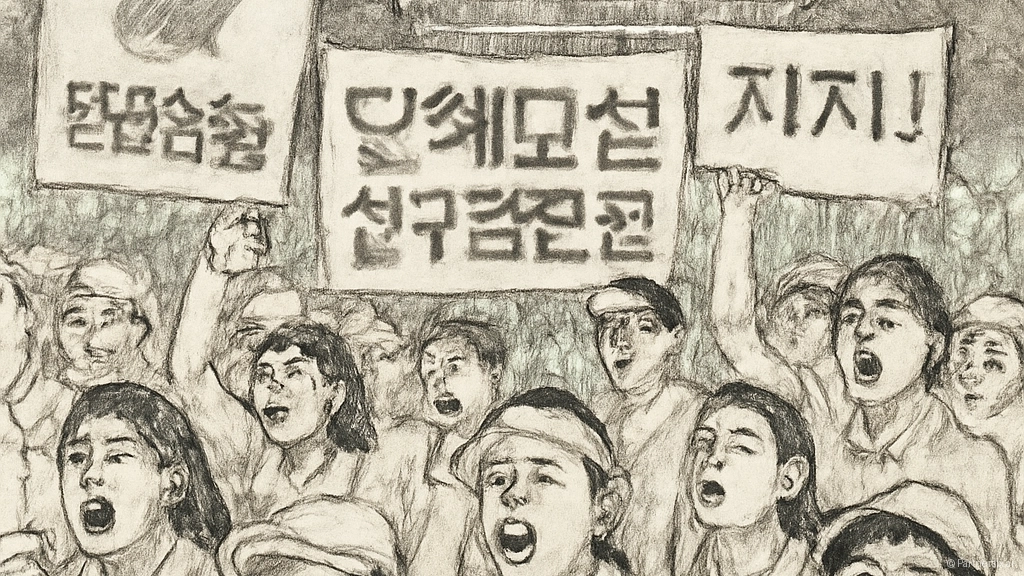 민주노총 청와대 앞…