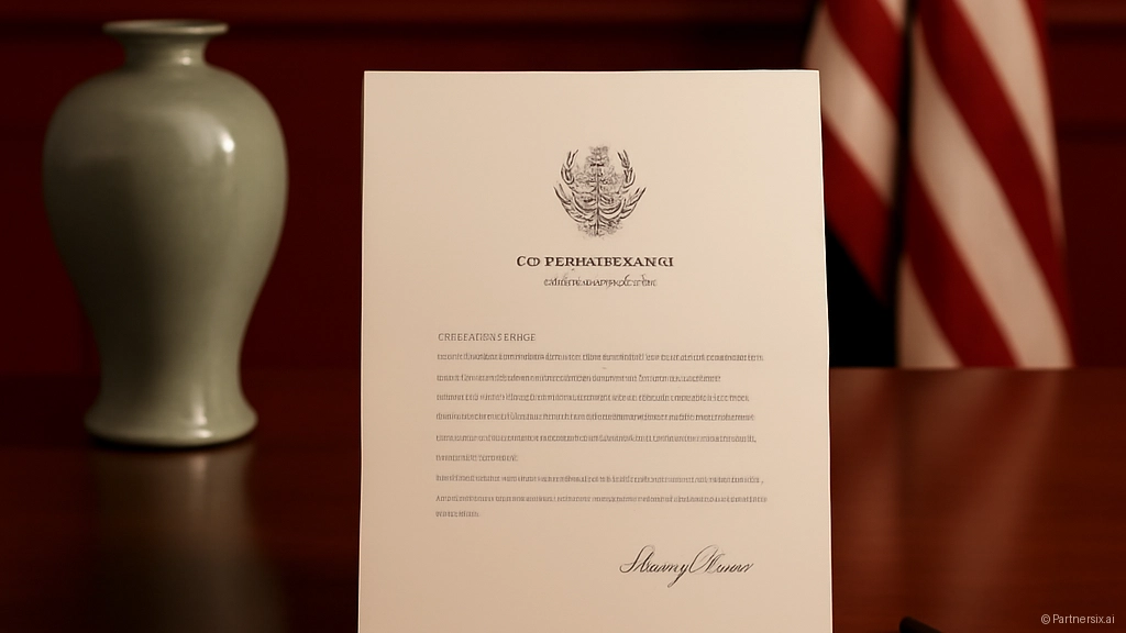 주한미대사대리 서한…