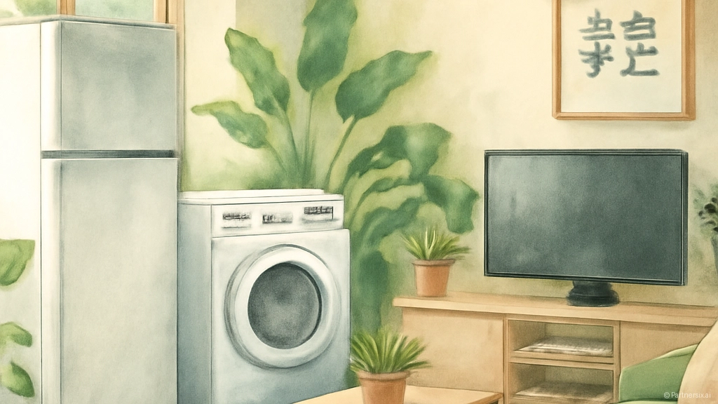 대형 가전, 집 앞…