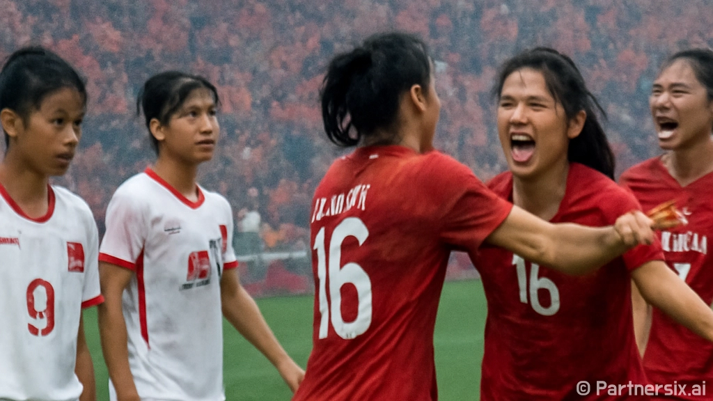 빗속 남북 여자축구…