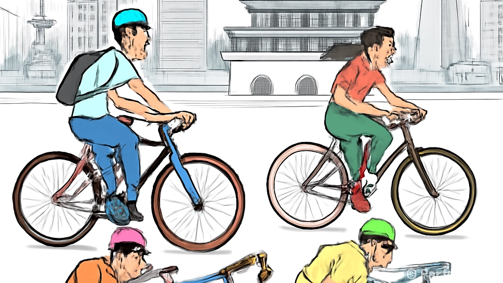 픽시자전거 제동장치…