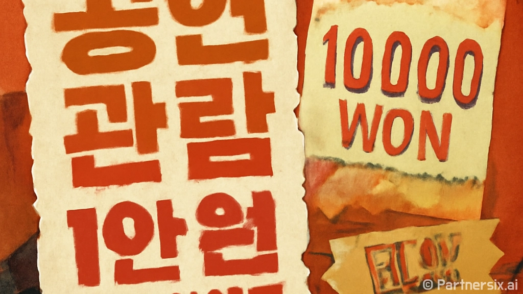 공연 관람 1만 원…