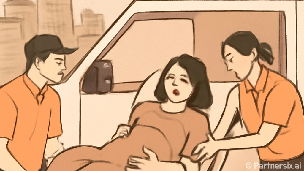 응급 분만 이송, …