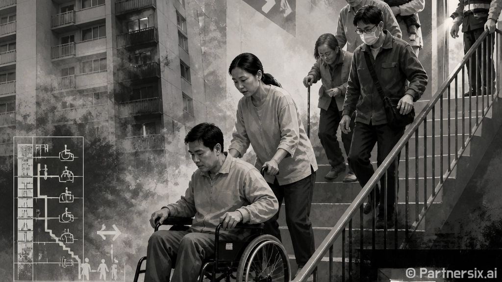 장애인 화재대피 안…