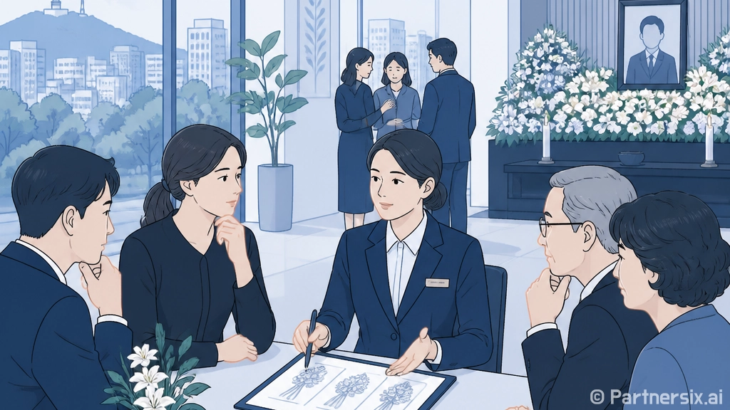 장례식장 화환 처분…
