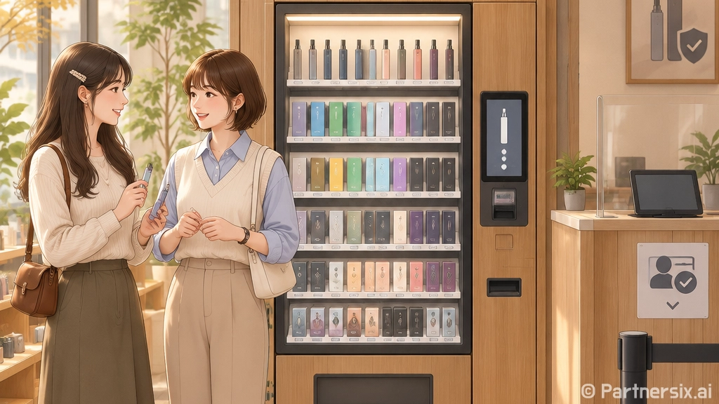 무인 전자담배 매장…