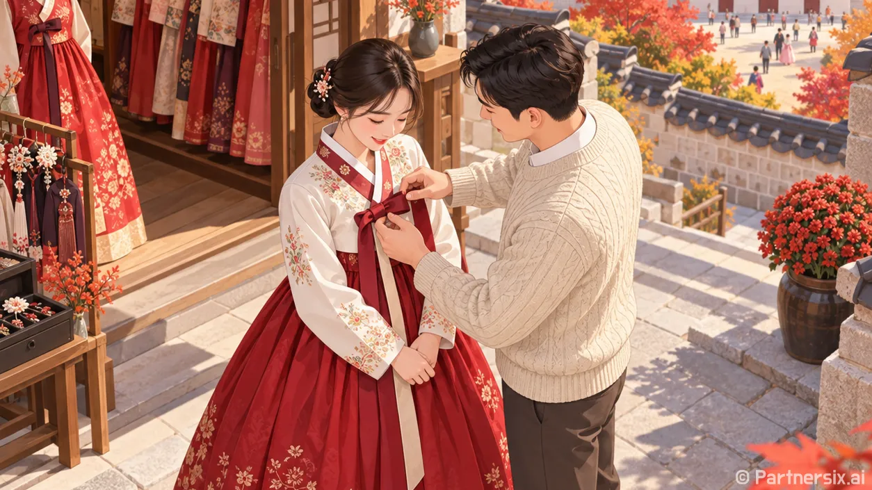 한복 바르게 입기 …