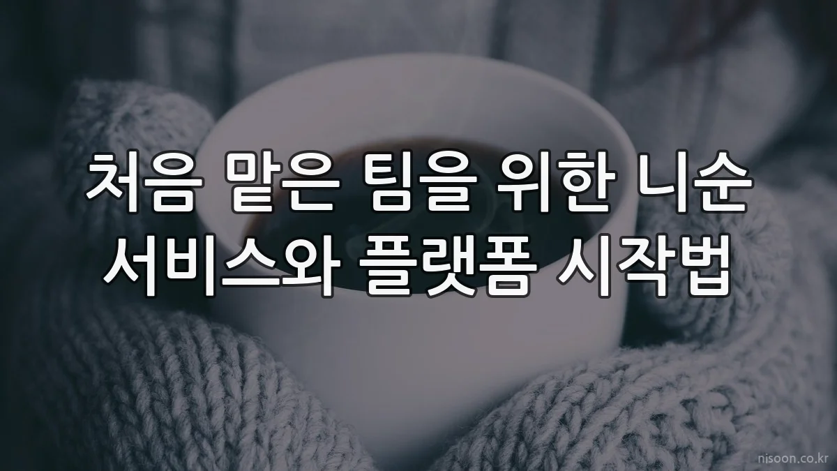 처음 맡은 팀을 위한 니순 서비스와 플랫폼 시작법