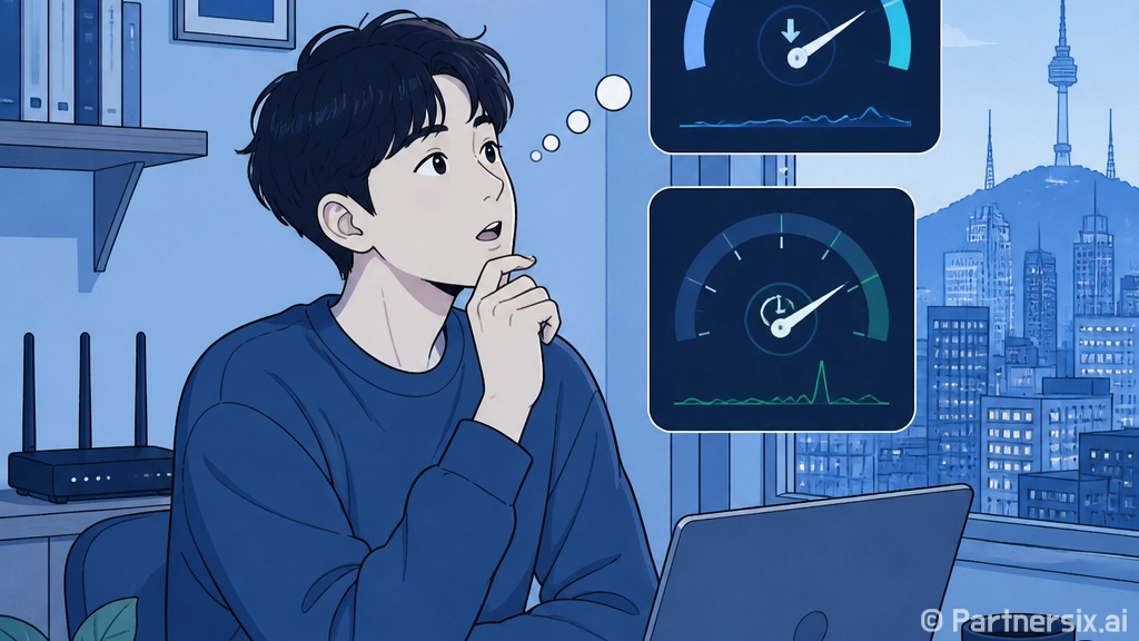 인터넷속도측정 제대로 하는 방법, 숫자보다 먼저 봐야 할 것들