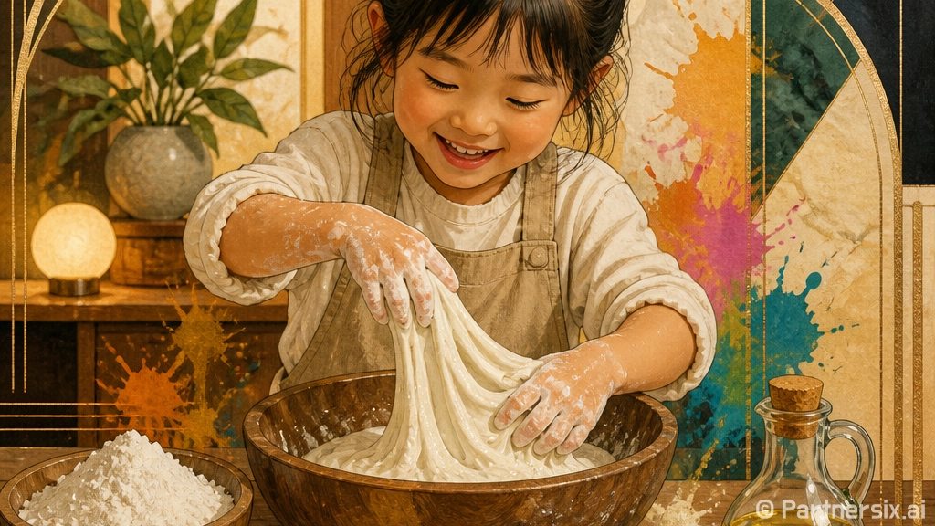밀가루 슬라임 만드…
