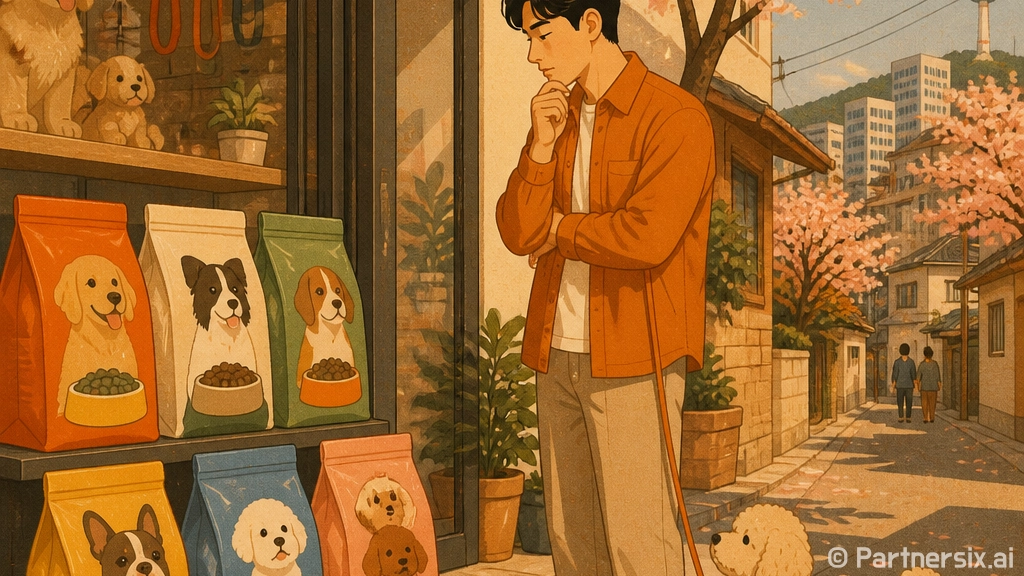 강아지사료 고르는 …