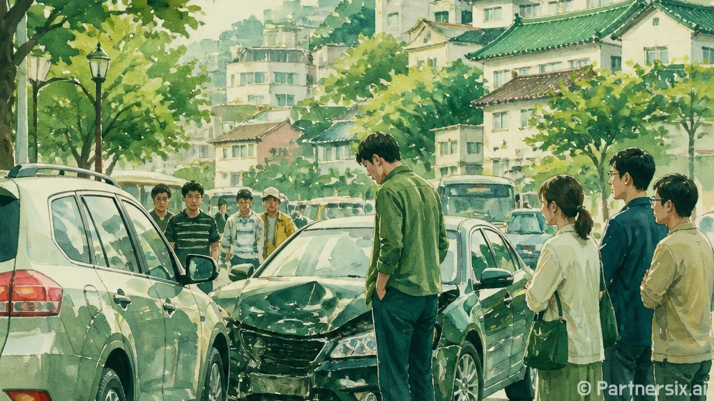 군산 교통사고 났을…