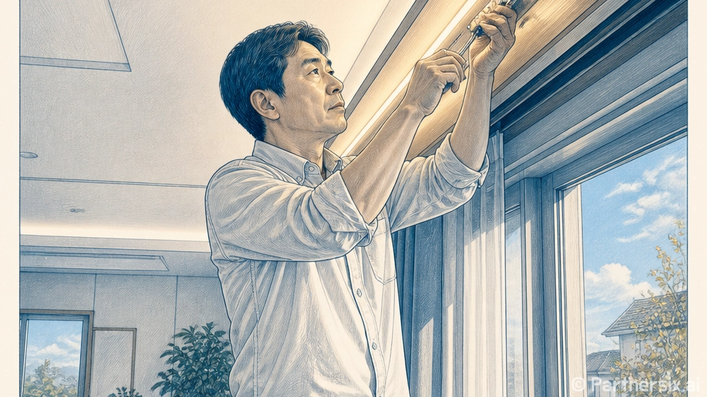 커튼박스 간접조명 설치하는 방법, 초보가 막히는 지점까지