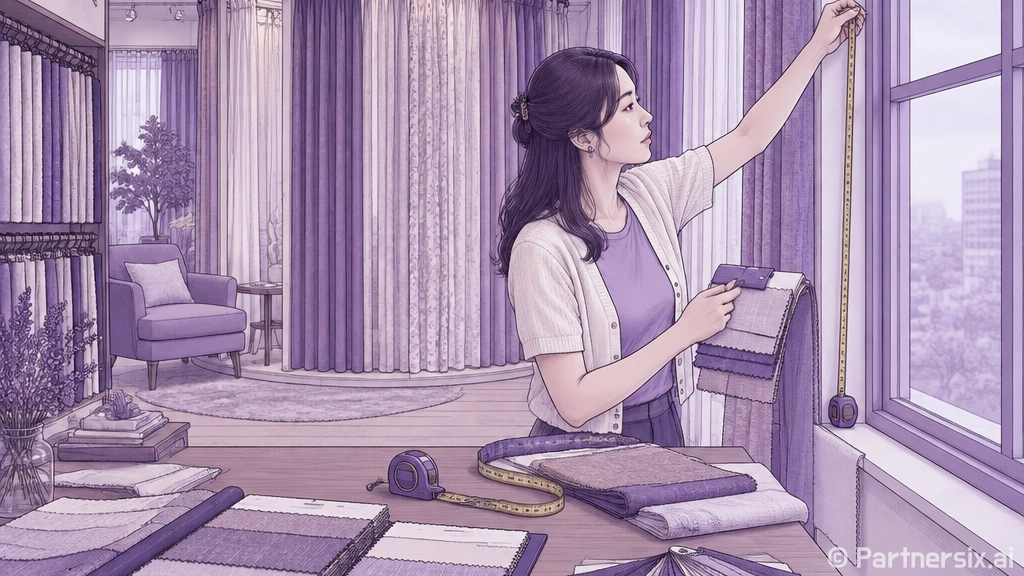 커튼쇼핑몰에서 실패 없이 고르는 방법, 실측부터 원단 선택까지