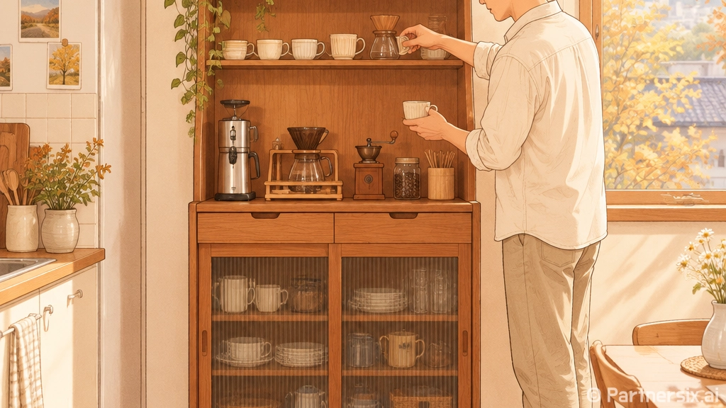 홈카페 인테리어 수납장 만들려면 자리부터 이렇게 잡으세요