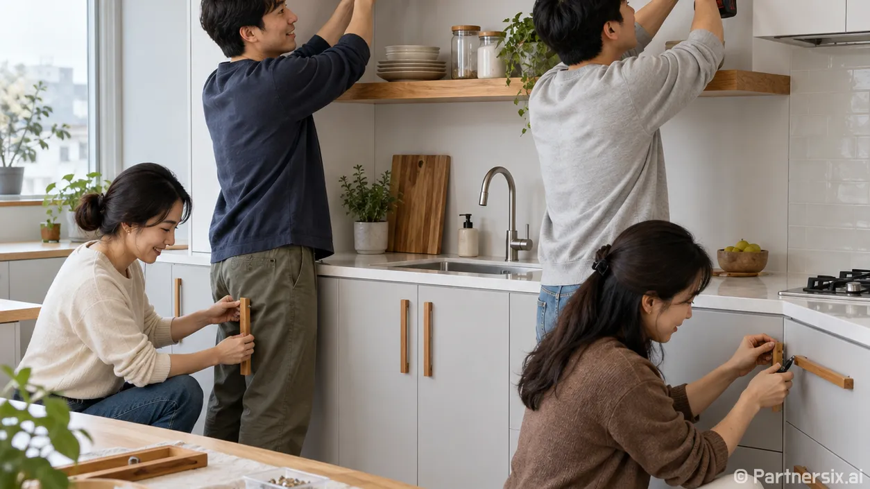 우드 인테리어 주방 비용 아끼며 꾸미는 방법