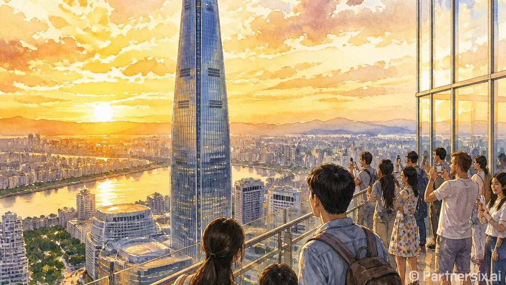 롯데타워 전망대 제대로 가려면 이렇게 잡으세요