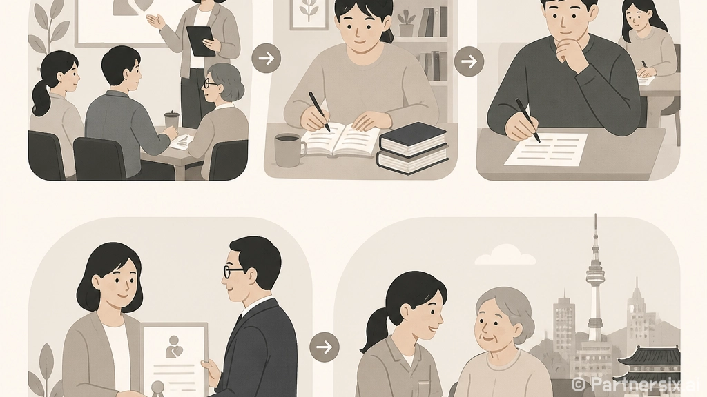 요양보호사 취득방법, 처음 준비한다면 이렇게 가면 됩니다