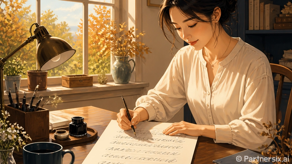필기체 처음 시작하려면 이렇게 연습하세요